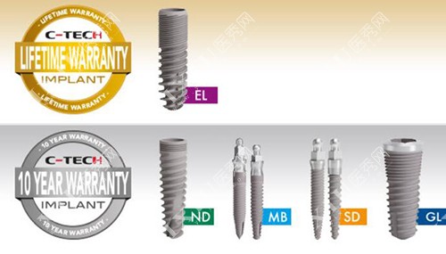 西泰克植体有哪些系列
